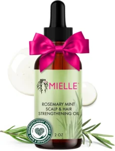 Mielle Rosemary Mint Hair Oil with Biotin for Hair Growth, Dry Scalp Treatment to Strengthen and Moisturize, 59ml