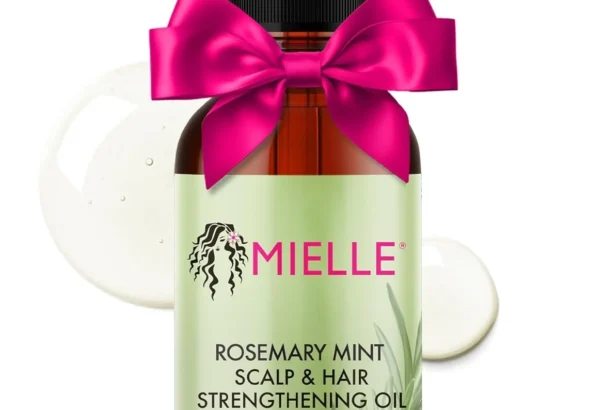 Mielle Rosemary Mint Hair Oil with Biotin for Hair Growth, Dry Scalp Treatment to Strengthen and Moisturize, 59ml
