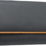 STARHIDE Women's RFID Blocking Leather Long Flap Crossbody Purse with Credit Card Slots