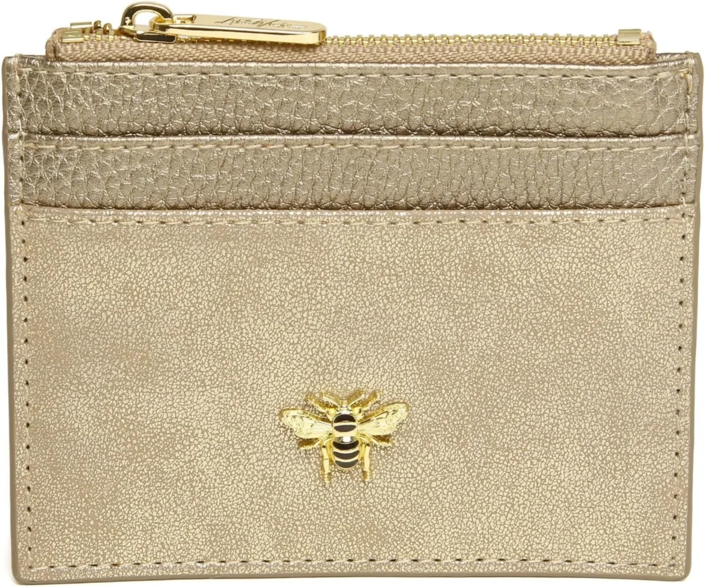 Alice Wheeler Slim Vegan Leather Wallet for Women