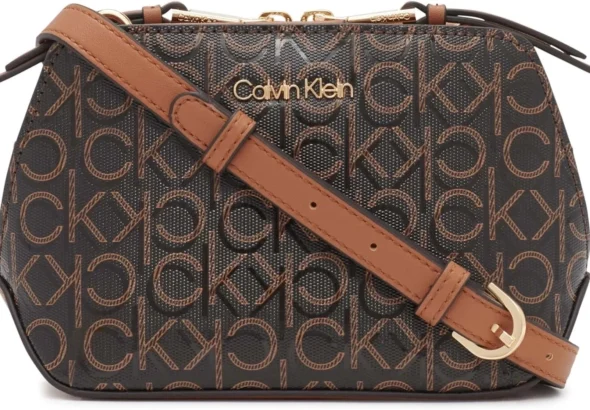 Calvin Klein Women's Lucy Triple Compartment Crossbody Bag for Women