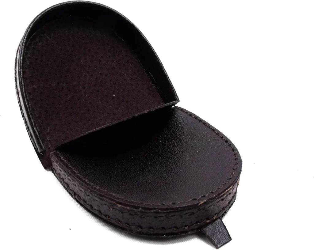 Men's Large Leather Coin Pouch Wallet