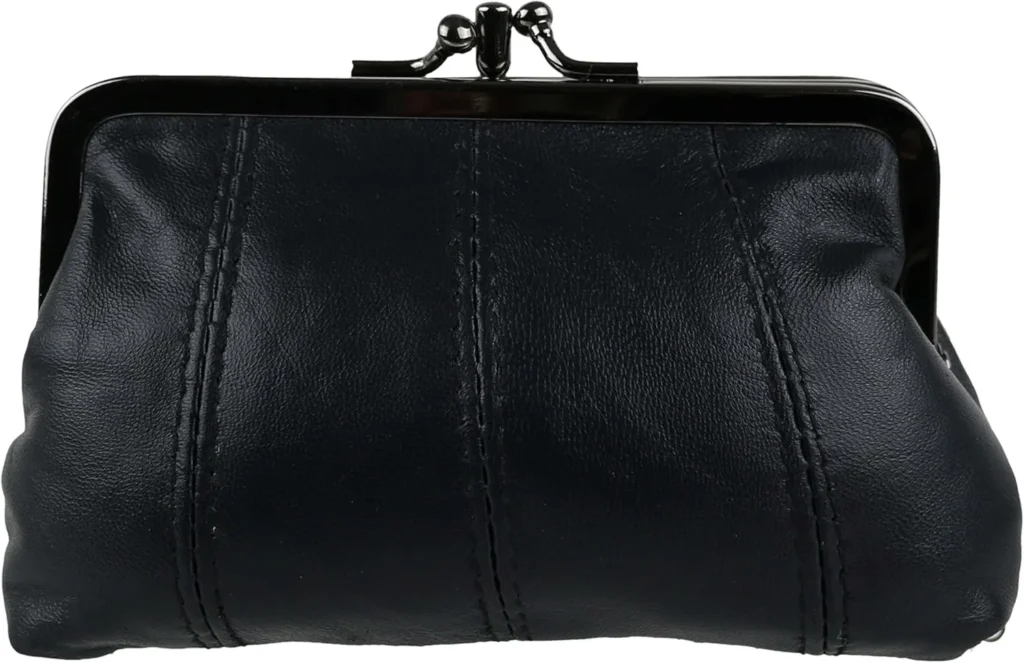 Oakridge Leather Ladies Coin Purse with Zipped Section | 4 Handy Colors