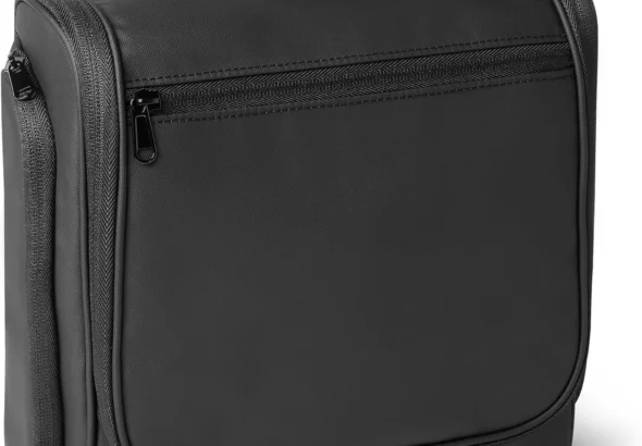 Amazon Essentials Large Hanging Travel Toiletry Bag for Men & Women - Portable Cosmetic Organizer Holds Full