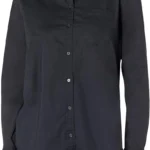 Amazon Essentials Women's Classic Long-Sleeve Poplin Button