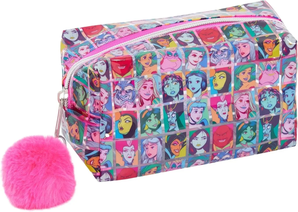 Disney Princess and Villains Makeup Bag for Women and Girls