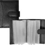 Genuine Leather Credit Card Holder Wallet for Men & Women with Cash Pocket