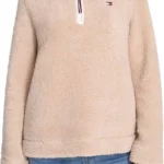 Tommy Hilfiger Women's Sherpa Pullover Sweater, Cozy Quarter