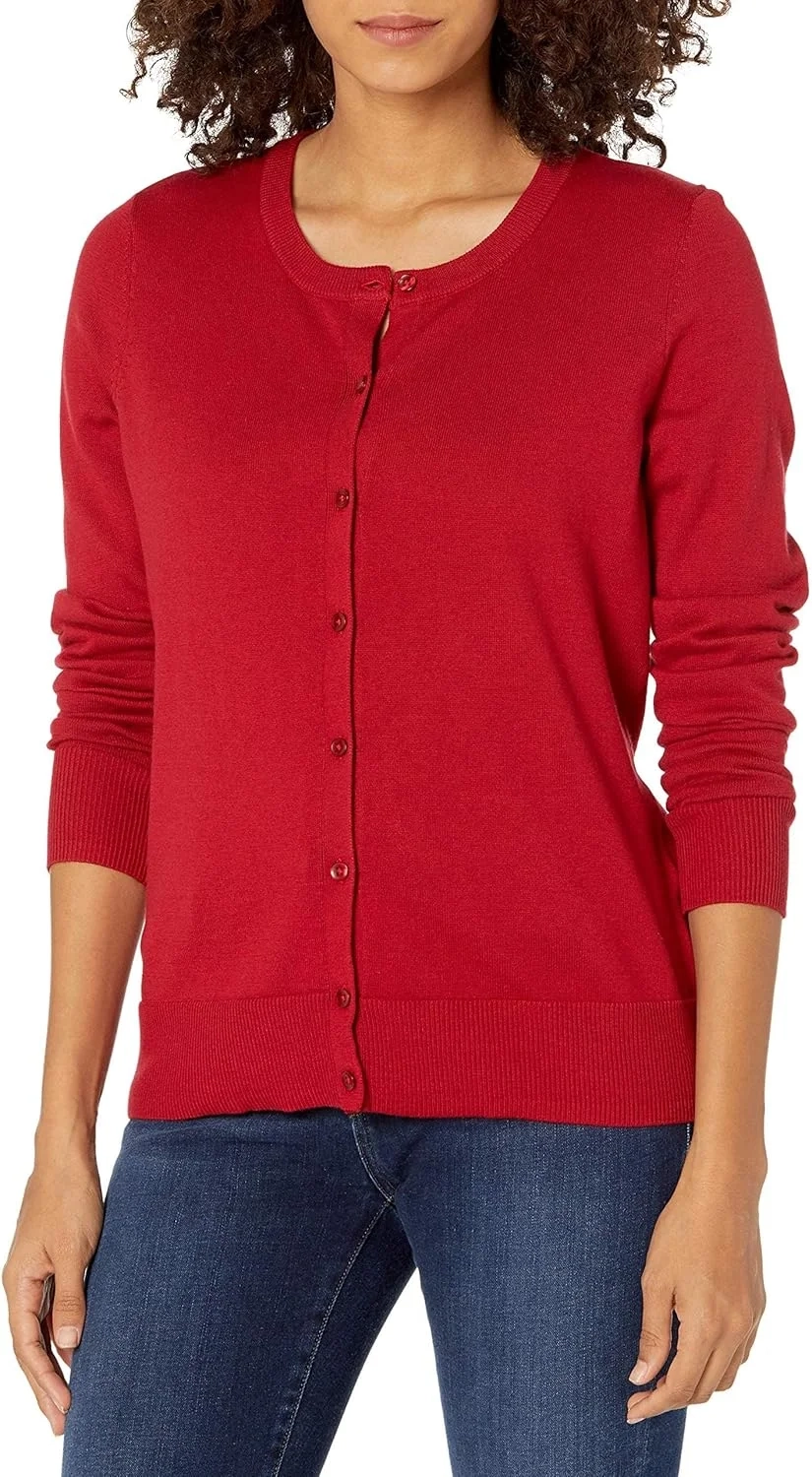 Amazon Essentials Women's Lightweight Knit Cardigan Sweater