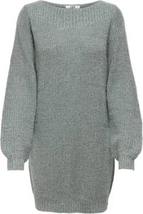 JDY Women's Long Sleeve Boat Neck Knit Dress