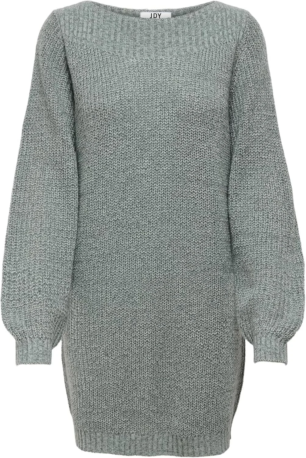 JDY Women's Long Sleeve Boat Neck Knit Dress