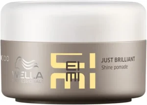 Wella Professionals EIMI Just Brilliant Hair Styling Pomade with Anti-Frizz Effect and Heat Protection, Hold Level 1, 75 ml