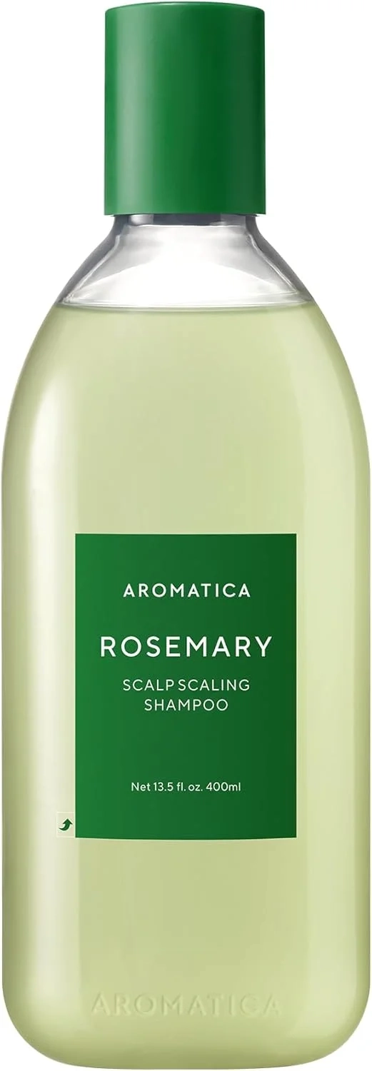 AROMATICA Rosemary Scalp Scaling Shampoo - Thinning Hair Loss Natural Rosemary Essential oil for Women - Vegan Hair Growth Biotin Korean Shampoo - Free from Sulfate, Silicone, and Paraben (400ml)