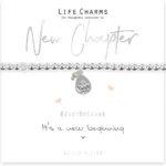 Life Charms The Thoughtful Jewellery Co. #justbecause New Beginnings Silver Plated Women's Bracelet - Supplied in a Gift Box (LC015BW)