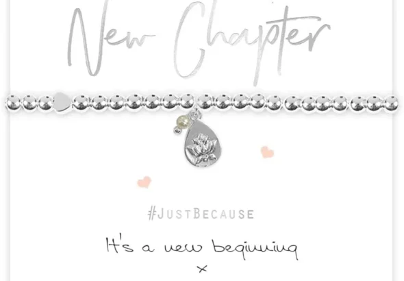 Life Charms The Thoughtful Jewellery Co. #justbecause New Beginnings Silver Plated Women's Bracelet - Supplied in a Gift Box (LC015BW)