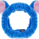 Stitch Make up Spa Headband Disney | MAD Beauty | Cosmetic Fluffy Ears Denim Character | Elastic Accessories Super Soft & Gentle | Cute Skincare Gift for Women, Adults - Blue