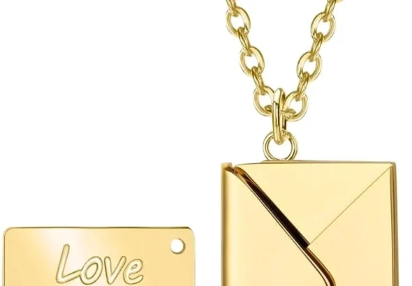 Love Letter Necklace with Engraved Message