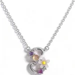 Initial Necklaces for Women, Personalised Pendant Necklace, Ladies Jewellery, Gifts for Birthdays Anniversaries Valentines Mothers Day Weddings Friendship Engagement B