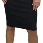 Pencil Skirt for Women Stretch Office Above Knee Slim Fit