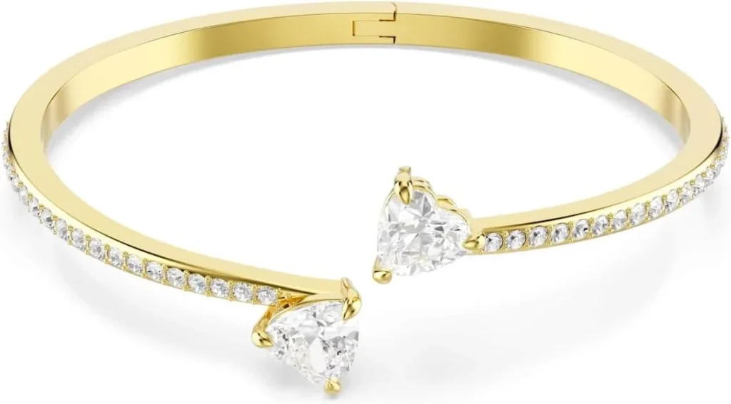 Swarovski Mesmera Heart Bangle in White