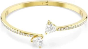 Swarovski Mesmera Heart Bangle in White