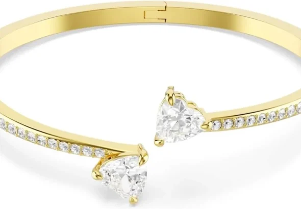 Swarovski Mesmera Heart Bangle in White