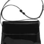 Patent Leather Evening Clutch and Shoulder Bag