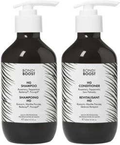 BONDIBOOST HG Duo Shampoo + Conditioner Bundle [10.14fl oz each] - Improves Appearance for Thinning Hair - Volumizing + Hydrating + Nourishing - Sulfate/Paraben Free, for Women/Men - Australian Made