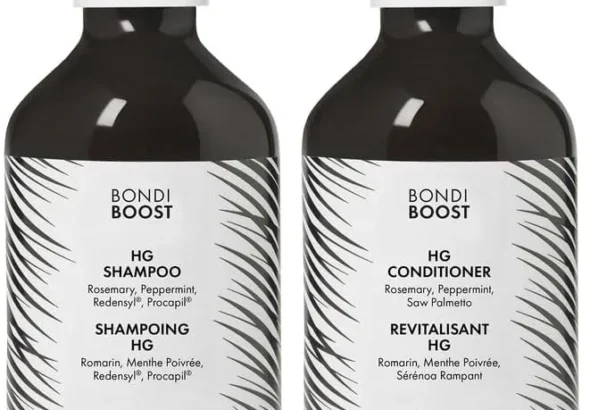 BONDIBOOST HG Duo Shampoo + Conditioner Bundle [10.14fl oz each] - Improves Appearance for Thinning Hair - Volumizing + Hydrating + Nourishing - Sulfate/Paraben Free, for Women/Men - Australian Made