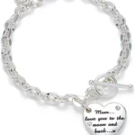 equilibrium Duo Style Silver Plated Mum Bracelet 344773