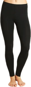 Ladies HeatGuard Black Thermal Leggings 140 Denier Tog 0.5 Brushed Inner Large