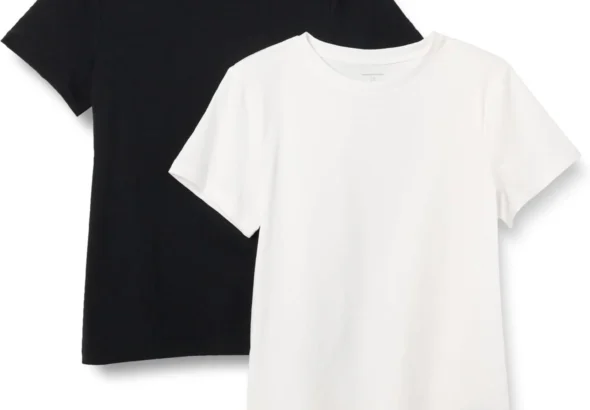 Amazon Essentials Women's Regular Fit 100% Cotton Crewneck Short Sleeve T-Shirt
