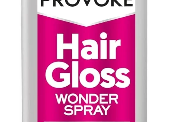 PROVOKE Hair Gloss High-Shine Coat Wonder Spray 200ml, For Shine And Finish, Lasting Gloss And Polish