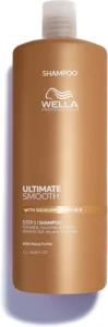 Wella Professionals Ultimate Smooth Shampoo - Nourishing Hair Shampoo With Squalane & Omega 9 - For Dry, Dull & Frizzy Hair (1l)