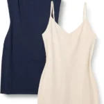 Amazon Essentials Women's Slim Fit Cotton Layering Cami Slip Dress