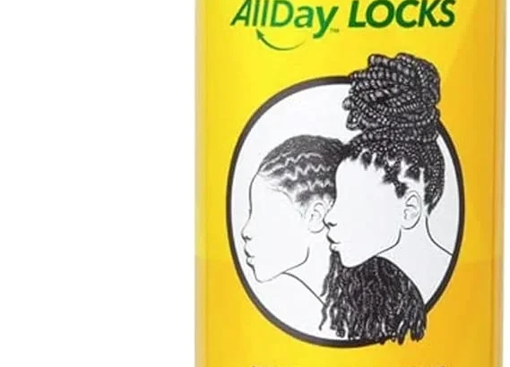 AllDay Locks Braid Spray - Refreshing Hydration for Braids, Dreadlocks, and More, Hydrating Hair Care for Braiding, Moisturizing Spray for Women and Men, Alleviates Itchy & Dry Scalp - 12 oz Bottle