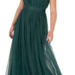 Ladies Maxi Dress with Halter Neck and Belt
