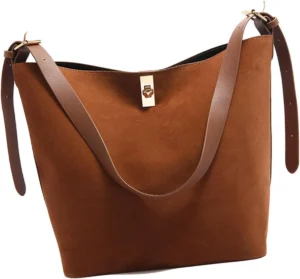 Women's Shoulder Bag PU Leather Crossbody Purse Adjustable Strap