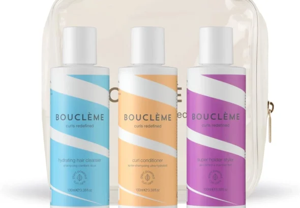 Bouclme Curly Hair Gift Set with Hydrating Travel Kit