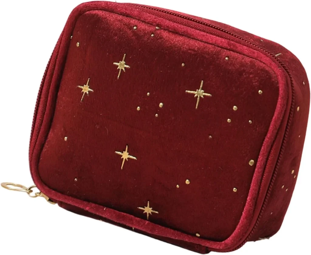 Large Capacity Travel Makeup Bag with Zipper