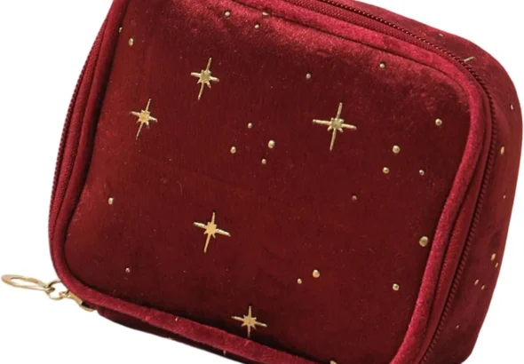 Large Capacity Travel Makeup Bag with Zipper