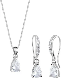 Elli Classic Silver Jewellery Set for Women
