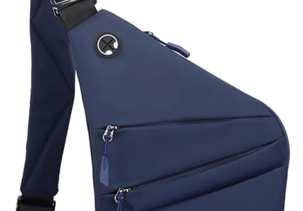 Anti Theft RFID Crossbody Bag with Multiple Pockets, Waterproof