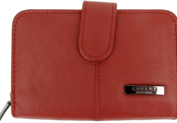 Lorenz Ladies Leather Zip Around Purse