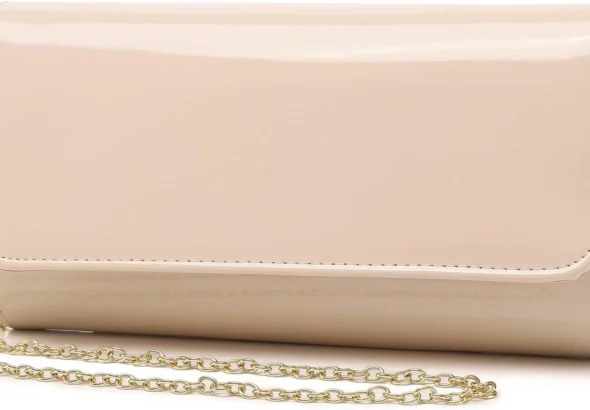 Patent Leather Envelope Clutch Womens Evening Handbag Stylish Shoulder Bag Purse for Christmas Wedding Party Prom