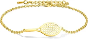 Tennis Racket Bracelet for Women and Men