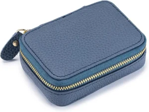 Leather Lipstick Case with Mirror