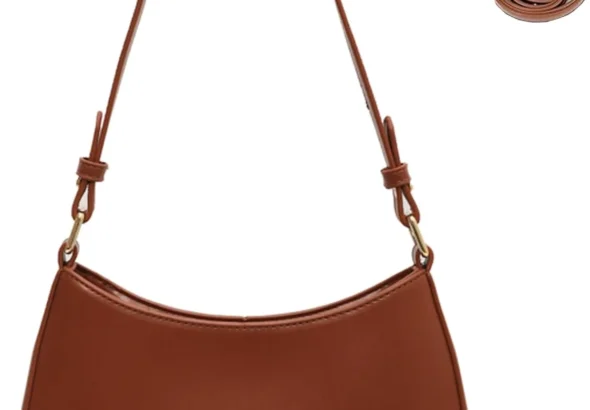 Makukke Small PU Leather Crossbody Bag for Women