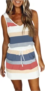 Summer Dresses for Women Sleeveless V
