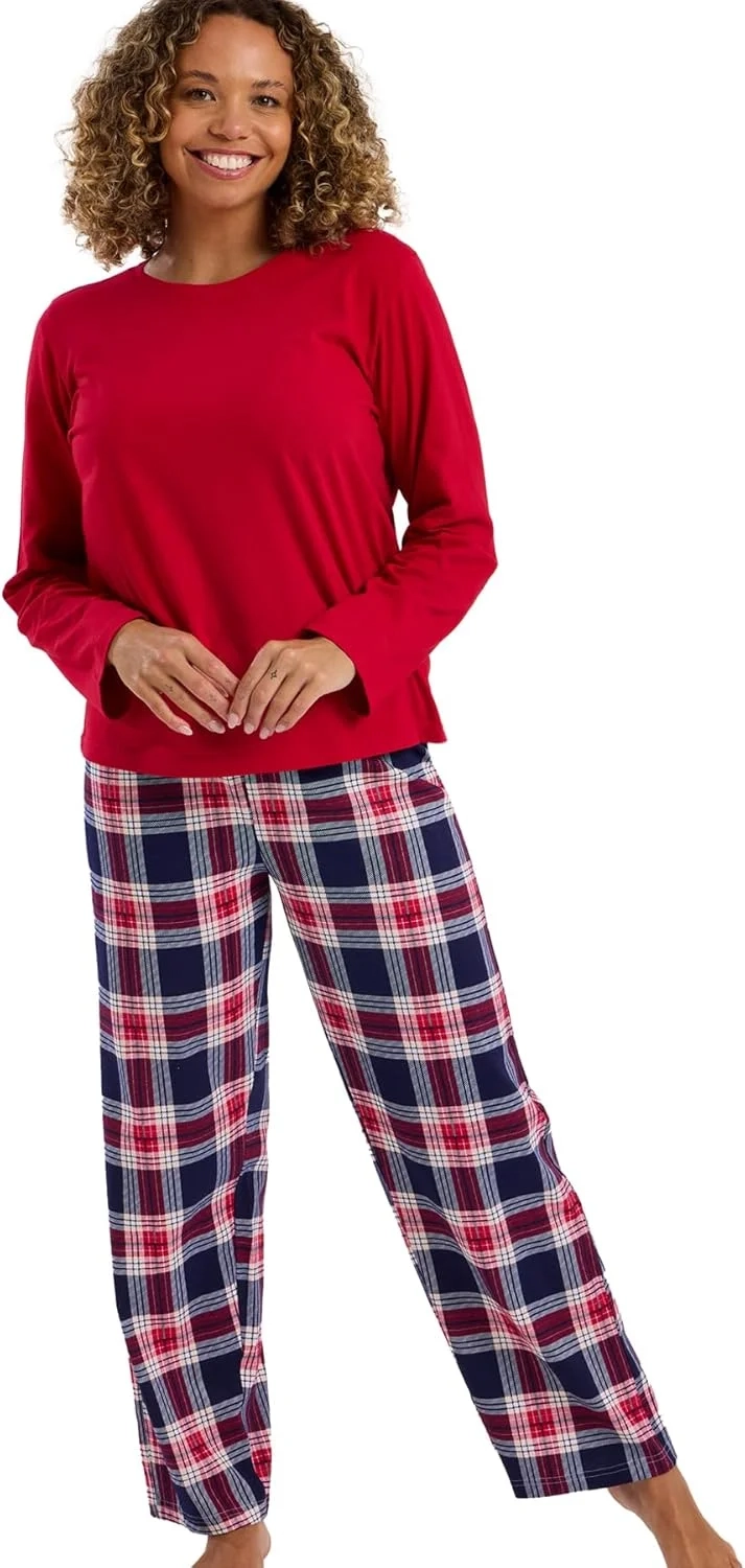 Indigo Sky Women's Rosie Soft Knitted Cotton Pyjama Set